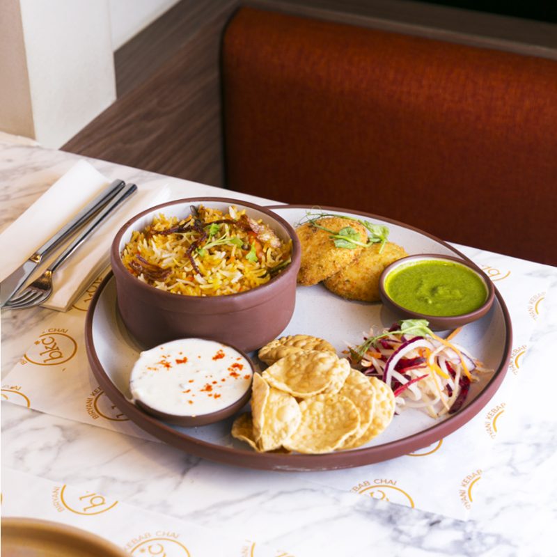 Biryani Kebab Chai | PRE THEATRE MENU