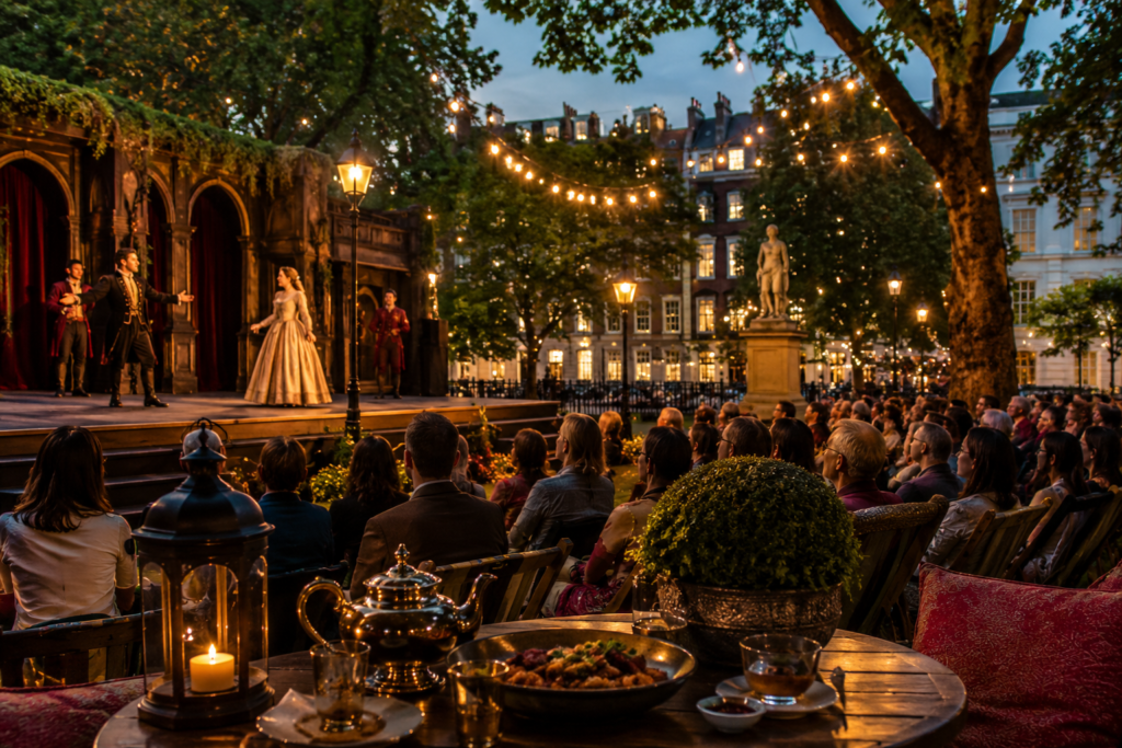 Biryani Kebab Chai|Open-Air Shakespeare Play in St James’s Square: A Perfect Summer Evening with BKC